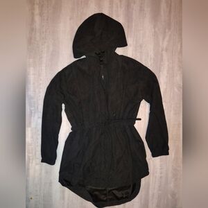 Women's Black Hooded Jacket